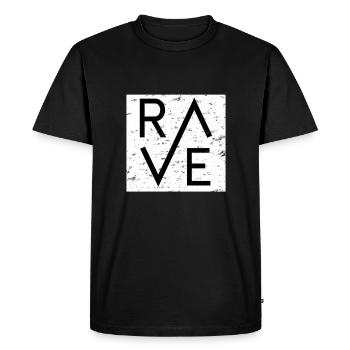 Ravers du Festival Rave - T-shirt Premium bio Homme - noir - Devant - Nico (187cm)