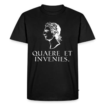 recherchez et vous trouverez du latin blanc - T-shirt Premium bio Homme - noir - Devant - Nico (187cm)