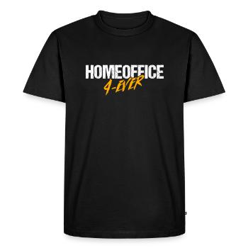 Bureau à domicile pour toujours drôle cadeau collègues - T-shirt Premium bio Homme - noir - Devant - Nico (187cm)