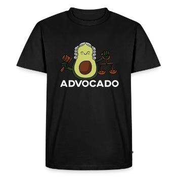 Advocado avocat drôle avocat pour les végétaliens - T-shirt Premium bio Homme - noir - Devant - Nico (187cm)