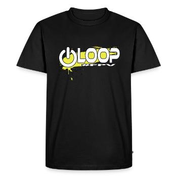 Powerloop FPV - Drone Drone Pilot Drone Copter - Men's Premium Organic T-Shirt - black - Front - Nico (187cm)