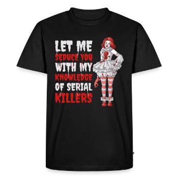 Laissez-moi vous séduire Cadeau de série policière - T-shirt Premium bio Homme - noir - Devant - Nico (187cm)
