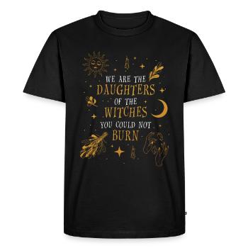 Cadeau Wicca des Filles des Sorcières - T-shirt Premium bio Homme - noir - Devant - Nico (187cm)