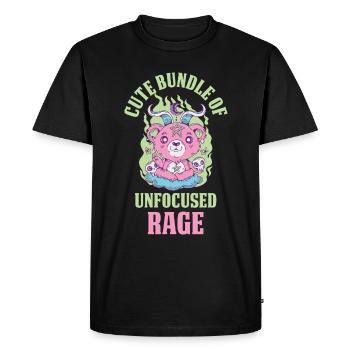 Joli paquet de cadeau gothique rage non ciblé - T-shirt Premium bio Homme - noir - Devant - Nico (187cm)