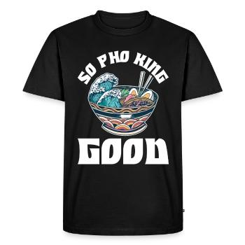 Pho King Bon Cadeau Pho - T-shirt Premium bio Homme - noir - Devant - Nico (187cm)