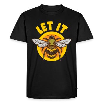 Don Let It Bee Bee - T-shirt Premium bio Homme - noir - Devant - Nico (187cm)