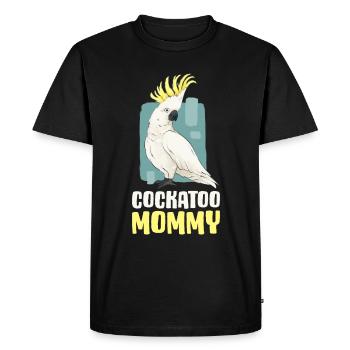 Cadeau Cockatoo Mommy Bird - T-shirt Premium bio Homme - noir - Devant - Nico (187cm)