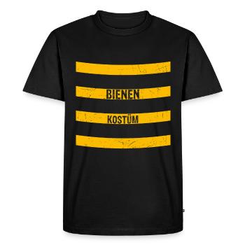 Bienen Kostüm Fasching Karneval Bienenkostüm Gesch - Männer Premium Bio T-Shirt - Schwarz - Vorne - Nico (187cm)