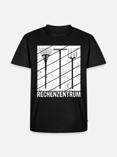 Rechenzentrum - Männer Premium Bio T-Shirt - Schwarz
