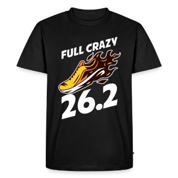 Cadeau Full Crazy 26.2 Marathon - T-shirt Premium bio Homme - noir - Devant - Nico (187cm)