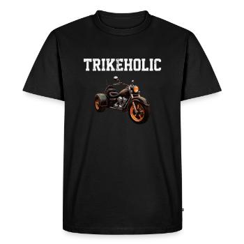 Motortrike Three Wheeled Motorcycle Triker - Men's Premium Organic T-Shirt - black - Front - Nico (187cm)