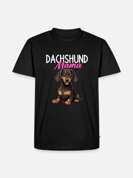 Dachshund dog, Weenie Dog - Männer Premium Bio T-Shirt - Schwarz