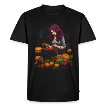 Zombies artisanaux effrayants pour Halloween - T-shirt Premium bio Homme - noir - Devant - Nico (187cm)