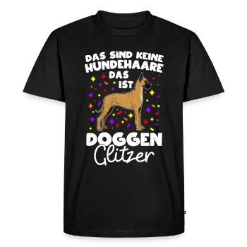 Grand Danois Chien Fan Chien Propriétaire Chien Chien Amour - T-shirt Premium bio Homme - noir - Devant - Nico (187cm)