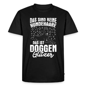 Grand Danois Chien Chien Propriétaire Chien Cadeau Hun - T-shirt Premium bio Homme - noir - Devant - Nico (187cm)