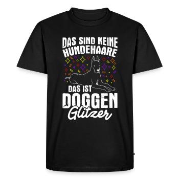 Grand Danois Chien Fan Chien Propriétaire Chien Chien Amour - T-shirt Premium bio Homme - noir - Devant - Nico (187cm)