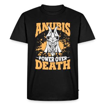 Le pouvoir d’Anubis sur la mort Dieu de la mort Histoire - T-shirt Premium bio Homme - noir - Devant - Nico (187cm)