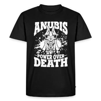 Le pouvoir d’Anubis sur la mort Dieu de la mort Egypte Pha - T-shirt Premium bio Homme - noir - Devant - Nico (187cm)