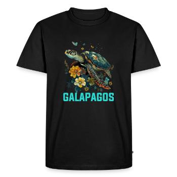 Îles Galápagos, équateur Galápagos - T-shirt Premium bio Homme - noir - Devant - Nico (187cm)