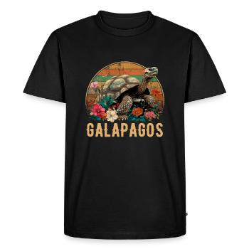 Galapagos Islands, ecuador Galapagos - Men's Premium Organic T-Shirt - black - Front - Nico (187cm)