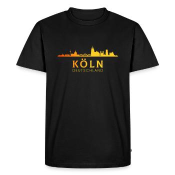 Allemagne Allemagne - T-shirt Premium bio Homme - noir - Devant - Nico (187cm)