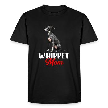 Chien Whippet - T-shirt Premium bio Homme - noir - Devant - Nico (187cm)