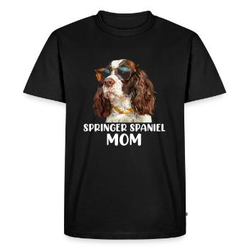 Épagneul springer - T-shirt Premium bio Homme - noir - Devant - Nico (187cm)