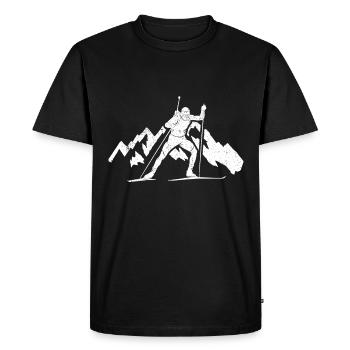 Biathlon Germany Sport Germany Biathlete Fan Sk - Men's Premium Organic T-Shirt - black - Front - Nico (187cm)