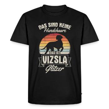 Vizsla Dog Walk Dog Fan Dog Owner Dog Dog Love - Men's Premium Organic T-Shirt - black - Front - Nico (187cm)