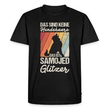 Samoyède Chien Chien Fan Chien Propriétaire Chien Chien Chien Chien - T-shirt Premium bio Homme - noir - Devant - Nico (187cm)