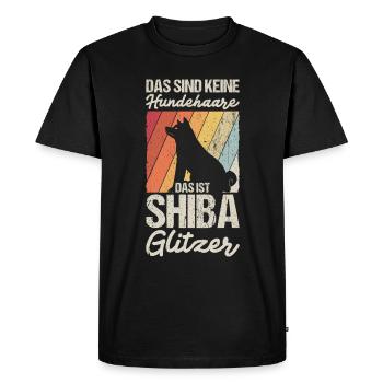 Shiba Dog Dog Fan Dog Owner Dog Dog Love - Men's Premium Organic T-Shirt - black - Front - Nico (187cm)