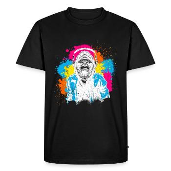 DJ Monkey Music Party Fun Sunglasses Fun Dancing C - Men's Premium Organic T-Shirt - black - Front - Nico (187cm)