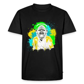DJ Monkey Music Party Fun Sunglasses Monkey Headph - Men's Premium Organic T-Shirt - black - Front - Nico (187cm)