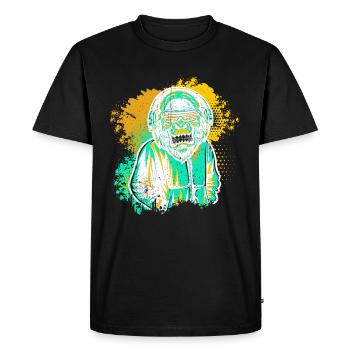 DJ Monkey Music Party Fun Sunglasses Fun Dancing C - Men's Premium Organic T-Shirt - black - Front - Nico (187cm)
