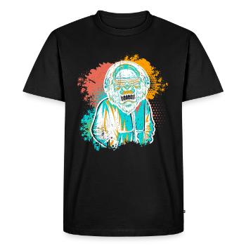 DJ Monkey Music Party Fun Sunglasses Monkey Headph - Men's Premium Organic T-Shirt - black - Front - Nico (187cm)