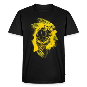 Dunking Basketball Player Layup Gift Bask - Men's Premium Organic T-Shirt - black - Front - Nico (187cm)