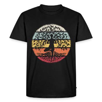 La plupart des gens m’appellent Grand-père Gr - T-shirt Premium bio Homme - noir - Devant - Nico (187cm)