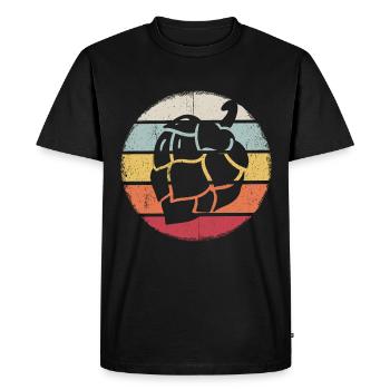 Vintage Beer Beer Drinking Beer Fun Beer Pong Drinking - Men's Premium Organic T-Shirt - black - Front - Nico (187cm)