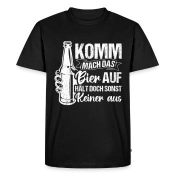 Bière Boire de la bière Fun Pub Boire Boire Spree Beer Tr - T-shirt Premium bio Homme - noir - Devant - Nico (187cm)