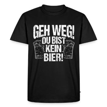 Bière Boire de la bière Fun Pub Boire Boire Spree Beer Tr - T-shirt Premium bio Homme - noir - Devant - Nico (187cm)