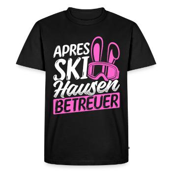 APRÉS SKI Bunnies Betruer Ski Ski Party Après - T-shirt Premium bio Homme - noir - Devant - Nico (187cm)