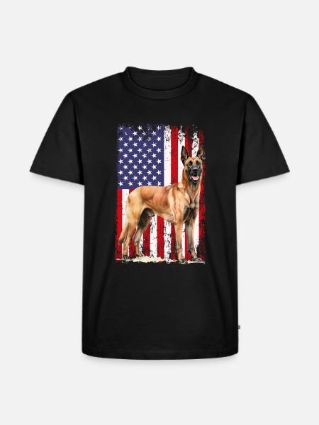 Belgian Malinois - Männer Premium Bio T-Shirt - Schwarz