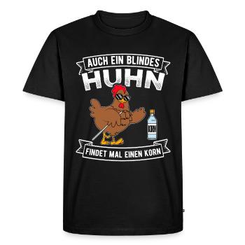 Grain Alcohol Chicken Party Dancing Grain Alcohol Fan - Men's Premium Organic T-Shirt - black - Front - Nico (187cm)