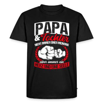 Father's Day Father Gift Family Favorite Dad Best - Men's Premium Organic T-Shirt - black - Front - Nico (187cm)