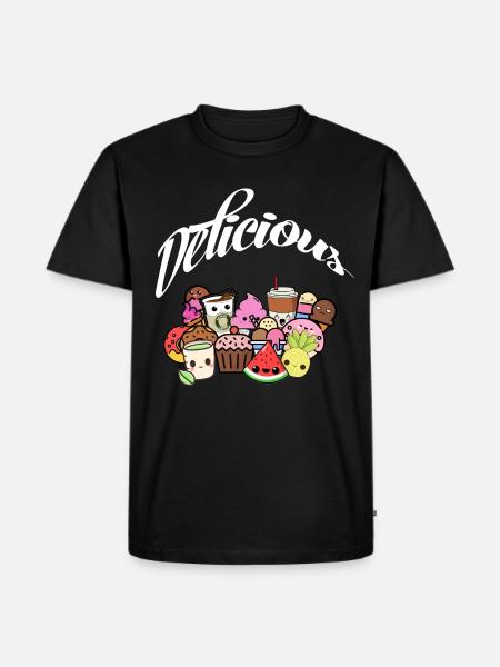 Kawaii sweets - Men's Premium Organic T-Shirt - black