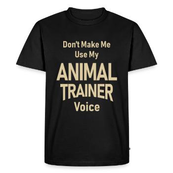 Animal Trainer Job Occupation Birthday Worker - Men's Premium Organic T-Shirt - black - Front - Nico (187cm)