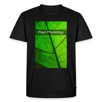 Physiologie végétale - T-shirt Premium bio Homme - noir - Devant - Nico (187cm)