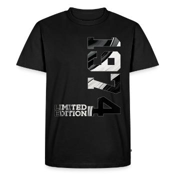 LIMITED EDITION 1974 52ND BIRTHDAY - Men's Premium Organic T-Shirt - black - Front - Nico (187cm)