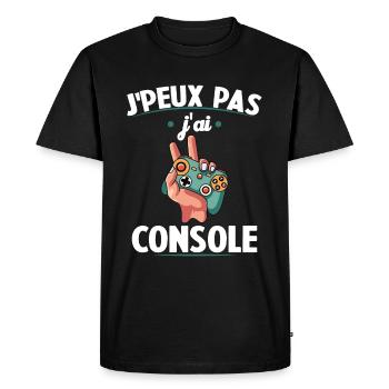 I can't I have console gaming gift - Men's Premium Organic T-Shirt - black - Front - Nico (187cm)