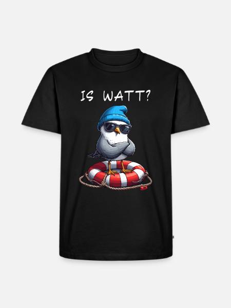 Hamborg Hamborg Måge Vadehavet Sjovt - Herre Premium økologisk T-shirt - sort